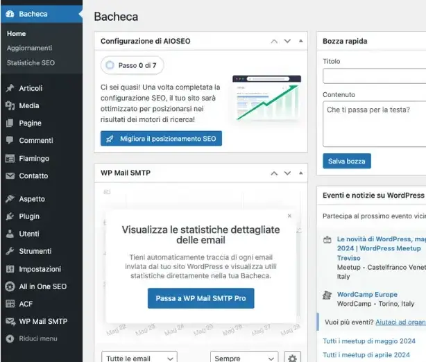 Assistenza Wordpress